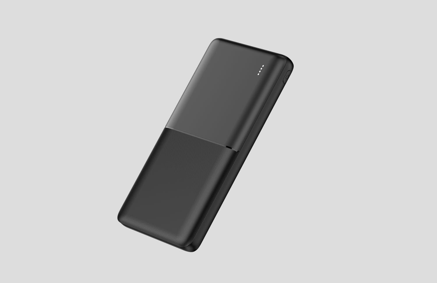 10000mah 22.5w fast charging power bank | compact pocket size portable charger | dual output & type-c input | lithium battery backup for mobile, tablet & android/iphone devices - matteblack