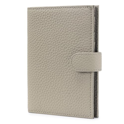 RFID Passport Holder Travel Wallet for Women, Leather Passport Co...