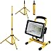 Produktbild FGDSA Led Flutlicht Camping Led Arbeitsscheinwerfer | 300W 6000 Lm Workshop Mobiles Flutlicht Mit Stativständer | 4-Modus Helligkeit, Metall Teleskopstativ | Flutlichtlampe
