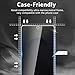 LZAYN 3+3 Pack Privacy Screen Protector Designed for Samsung Galaxy S25 Ultra With 3 Pack Camera Lens Protector,Full Coverage Anti-Spy Tempered Glass Film,9H Hardness,Bubble Free,Easy to Install