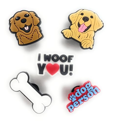 Breloques os et crottes Golden Retriever lot de 4 idéal comme cadeau original pour maîtres