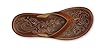 OLUKAI Paniolo Women's Premium Leather Sandals, Versatile & Unique Flip-Flop Slides, All-Day Comfort & Style, Natural/Natural, 9 UK #5
