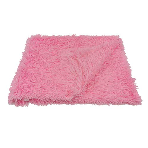 Csheng Welpendecke Hundedecken Waschbar Flauschige Decke Haustier Matte Für Katzen Und Hunde Haustier Kissen Warme Haustier Schlafmatte Für Innen- Und Außen Hundedecke Welpendecke pink,L Cover
