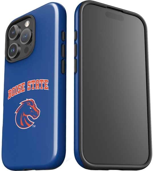 Skinit Impact Phone Case Compatible with iPhone 16 Pro - Officially Licensed Boise State University Collegiate Text Design