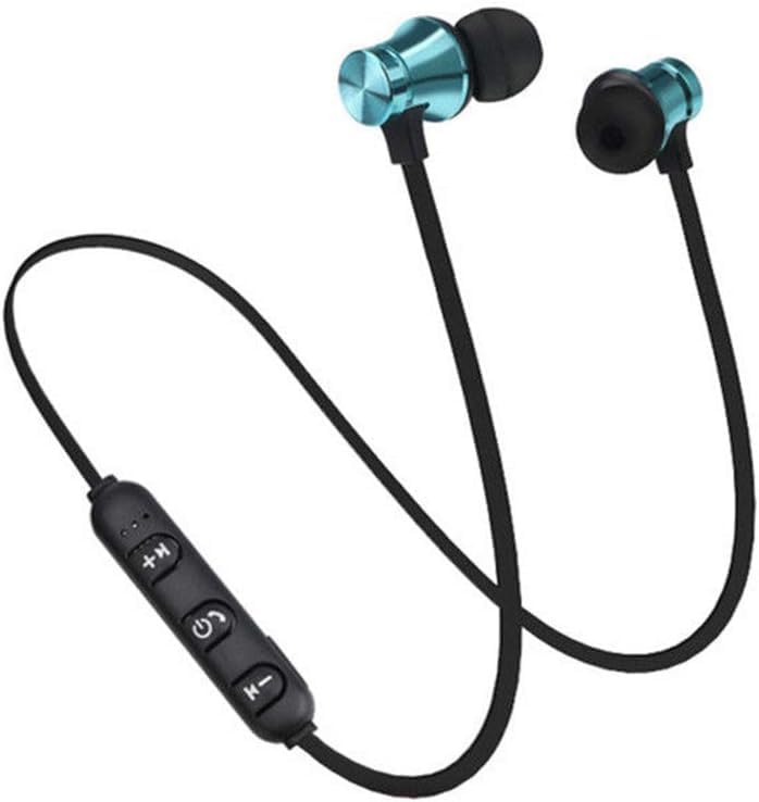 Jowxsx Blue Earphone Magnetic in-Ear Stereo Headset Earphone...