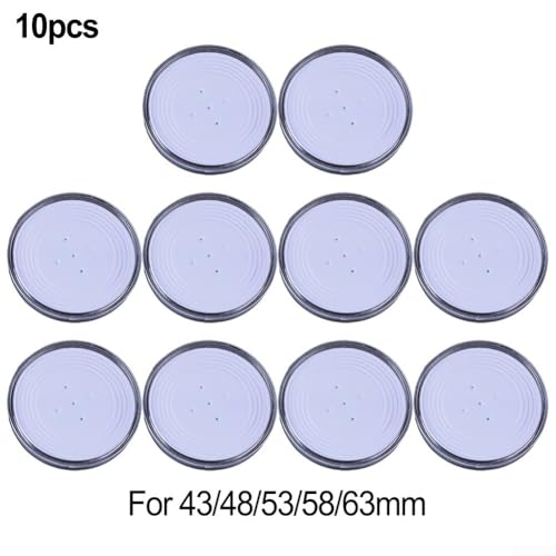 Set de cajas transparentes para monedas con 10 cápsulas de 70mm miniatura 2