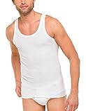 Schiesser Herren Unterhemd 205144-100, 2er Pack, Weiß (100-weiss), Gr. 7 (XL)
