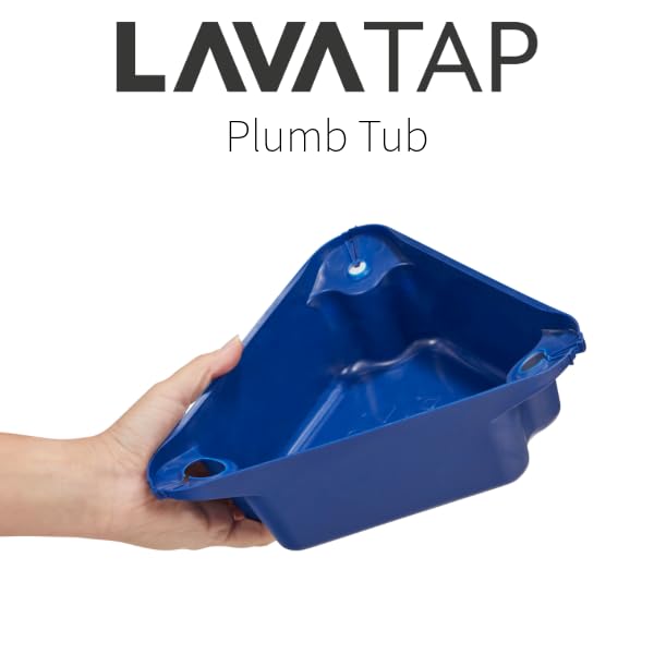LavaTap Plumb Tub - Flexible Radiator Drain Tray, Plumbers Bucket & Water Catcher for Pipe Work, Blue - Image 2
