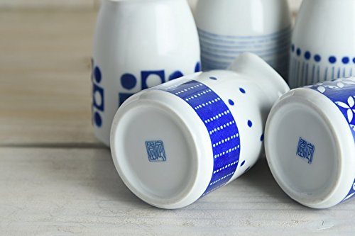 Amazon | 美濃焼 ブルーパターン つゆ入れ ブロック | やまに(Yamani