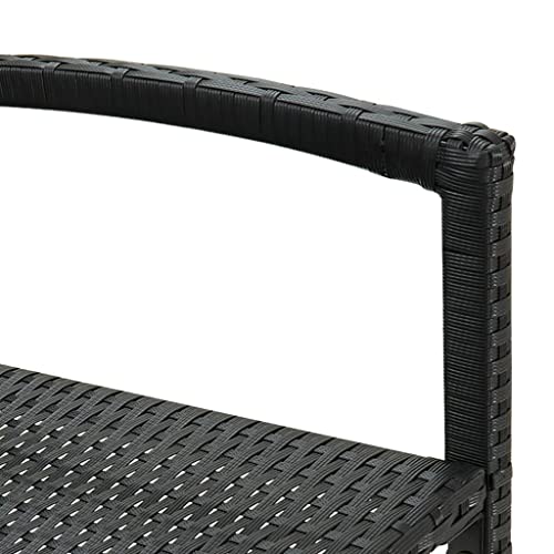 Chaises de comptoir en polyrotin imperméable pour bar et bistrot - 8