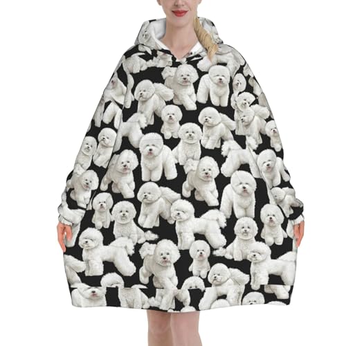 Sweat à capuche couverture en flanelle pour stopper le froid à la maison