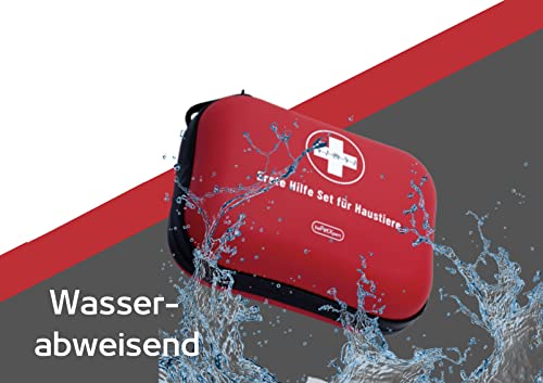 Erste-Hilfe-Set für Hunde, Katzen, Kleintiere, ideal für Haustiere, für Zuhause, beim Wandern oder unterwegs
