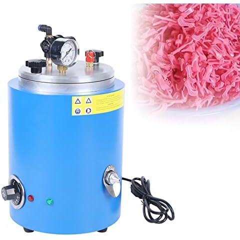 Wax Injection Machine for Jewelry Wax Injector 2.2L Tank 110V 500W Wax Casting Machine with Double Nozzle for Wax Injection Cover