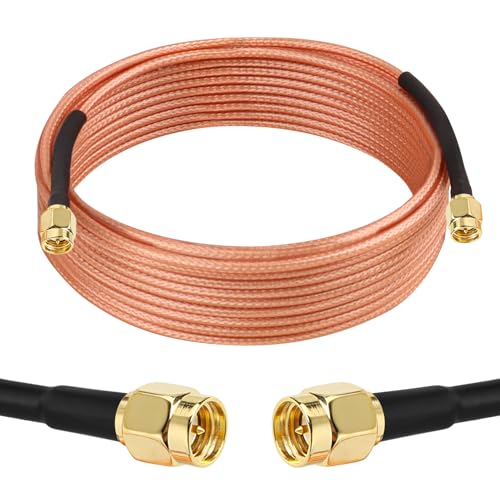 Cable SMA macho a SMA macho de 20 pies para arreglar interferencias en equipos de prueba