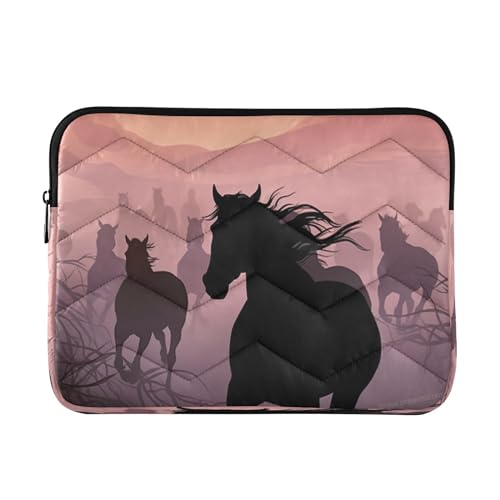 Funda para laptop de 13-14 pulgadas Running Horses miniatura 1