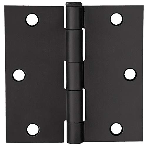 Design House 188938 Square Corner Hinge, 10-Pack, Matte Black, 10 Piece, 10 Pack - Image 2
