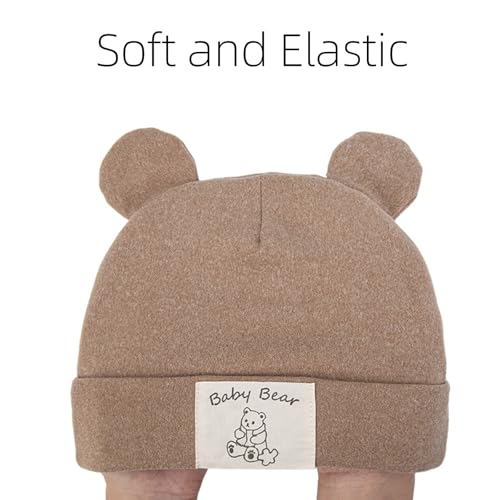 KIDOCHEESE Toddler Beanie Baby Boy Infant Kids Beanie Bear Ears Hats Warm Autumn Winter Caps3