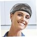 PRETYZOOM 100Pcs Disposable Non Woven Hairnets Mesh Caps for Home Factory and Service Use Comfortable and Flexible Design for All Head