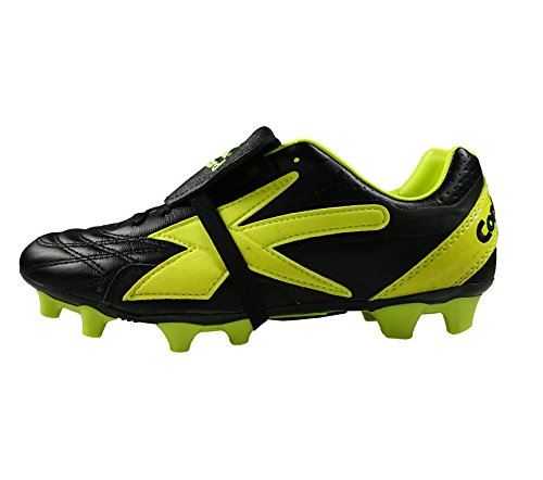 Concord Men's Soccer Cleats S160 XN Color Black/Green Leather