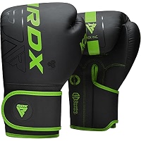 Gants De Boxe Junior RDX Maya En Cuir - Pour Muay-Thaï, Kick, Sac, 130g, 7-15 Ans, Ventilation Cool-X, Mousse Absorbe Chocs