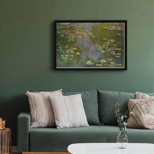 Tableau Toile Nénuphars Claude Monet Cadre à Suspendre - 6