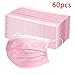 Produktbild KANGMOON Gesichtsvisier Einwegdruck | Schutzvisier Universal Gesichtsschutz |Face Bandanas,Protection, Anti-Haze Dust (Pink, 60)