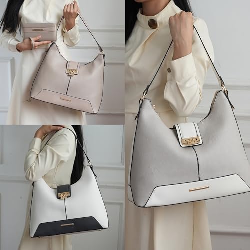 Image of MKF Collection Hobo Bag for Women & Wristlet Wallet Set, Vegan Leather Handbag Purse Set, Shoulder bags by Mia K