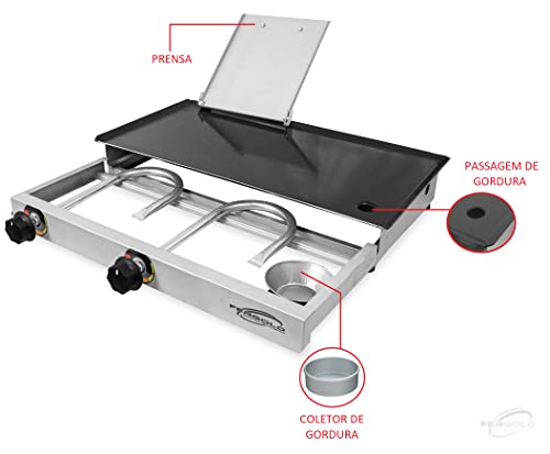 Chapa De Lanches Sanduíches Hotdog 30x60