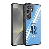 Head Case Designs Officially Licensed Manchester City Man City FC Antoine Semenyo 2025/26 Players Home Kit 1st Group Gel Armour Case [Military Grade Protection] Compatible with Samsung Galaxy S24 5G
