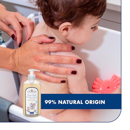 Miniatura 3 de Helan, Linea Bimbi Bio, Gel Detergente Delicado Bebé, Gel De Ducha Y Champú Sin Sulfatos Ni Parabenos Ni Siliconas, Gel De Baño Bebés Con Almendras Dulces, Flores De Caléndula Y Manzanilla - 500 Ml