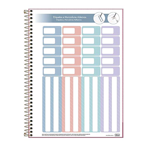 Caderno Espiral Universário 1M 80Fls Executivo Secretaria Tilibra