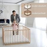 Laufstalleinlage 100x100 cm - Laufstall Laufgitter Baby Matratze Laufstallmatratze Laufgittereinlage aus Schaumstoff für Kinder Babymatratze Spielmatratze Oeko-Tex 100 x 100