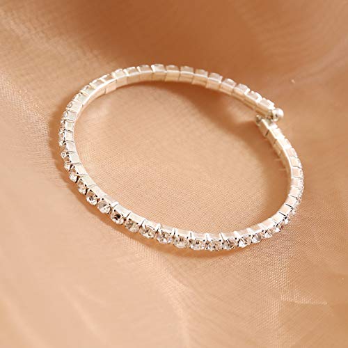 Plated Cubic Zirconia Classic Tennis Bracelet Bracelets For Women (One Layer) #TOP1