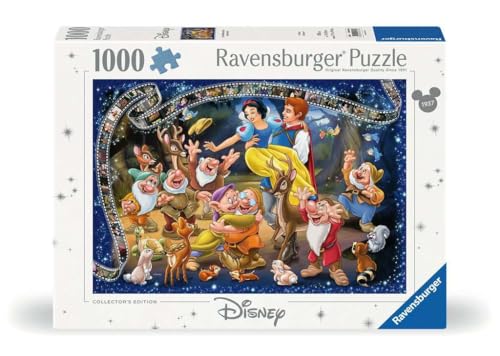 Ravensburger Disney Collector's Edition Snow White 1000 Piece Jigsaw Puzzle for Adults - 12000310 - Handcrafted Tooling, Made in Germany, Every Piece...