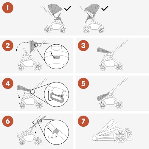 Miniatura 13 de Hauck Move N Care Set Carrito Bebe 2 En 1 - Carro Con Capazo Grande Desde El Nacimiento Hasta 22 Kg, Silla De Paseo Ligera Reversible Y Reclinable, Suspensión, Protección Uv 50 , Cesta Xl - Gris