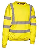 Cofra V385-0-00.Z/7 MARIQUETA Sweatshirt, 100% Polyester, 320 G-M² Gelb Fluoreszierend, Größe /7