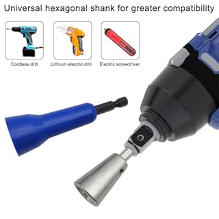 AFUNTA 2 PCS Wire Twisters Tool for Drill, Wire Connectors Wire Nut Twisters Wire Twisting Connector Socket with 50 PCS Insulating Wire Caps