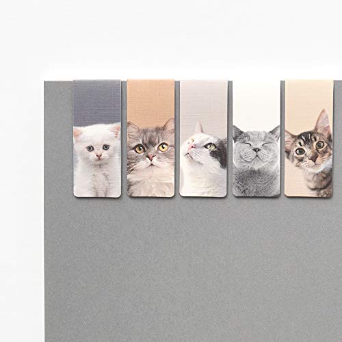 Monolike Magnetic Bookmarks My Pet Cat, Set Of 5 #TOP1