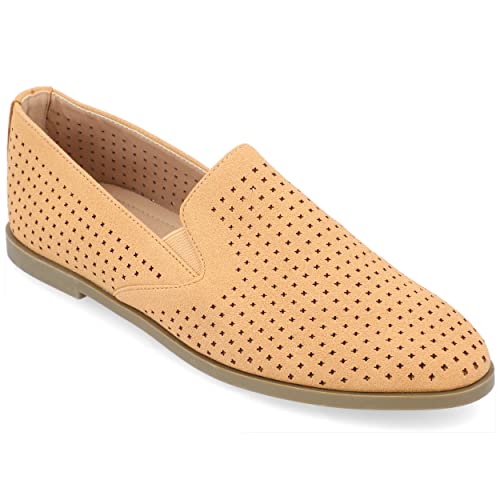 Image of Journee Women's Comfort Foam Lucie Dress Flats Tan, 6