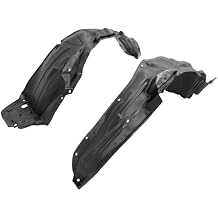 Front Inner Fender Liner Compatible with 2007-2008 Honda Fit w/Automatic Transmission Replace for HO1250111 HO1251112 74151SLNA00 74101SLNA00 Wheel Liner Splash Shields Driver + Passenger Side