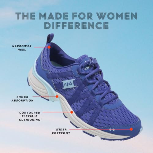 Ryka Womens Hydro Sport Cross Training Water Shoe, Blue Fabric, 7.5 by Ryka - Image 4