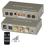 【Plug and Play】 No es necesario instalar controladores. Fácil de instalar y operar. De hecho, tamaño compacto, fácil de transportar, ideal para el intercambio de audio doméstico o profesional. Bajo consumo de energía, admite línea de alimentación USB 5V (incluida en el paquete).