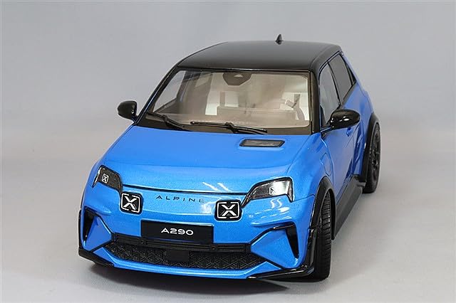 Alpine A290 GTS 2025 Alpine Vision Blue and Black 1/18