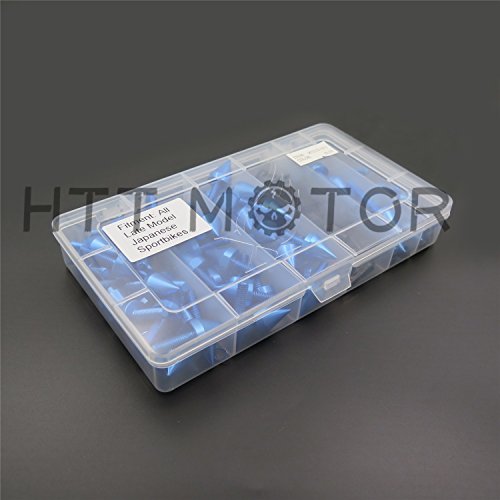 Httmt Mt215-017- Blue Universal Spike Fairing Windscreen Bolts Compatible With Cbr 600 929 954 900 Rr #TOP5