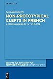 zeitschrift lena patchwork  Non-prototypical Clefts in French: A Corpus Analysis of “il y a” Clefts (Beihefte zur Zeitschrift für romanische Philologie Book 424) (English Edition)