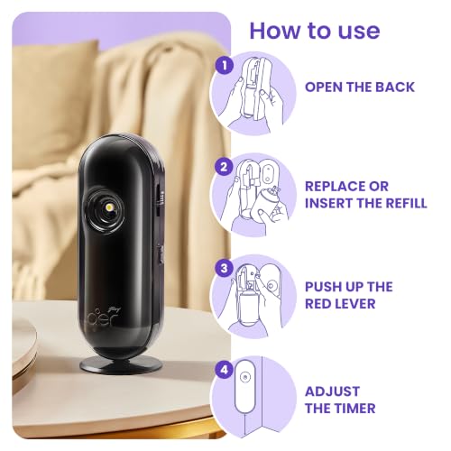 Image of Godrej aer Matic Kit (Machine + Refill) - Automatic Room Fresheners with Flexi Control Spray | Lavender Bloom | 2000 Sprays Guaranteed | Lasts up to 60 days (210ml)