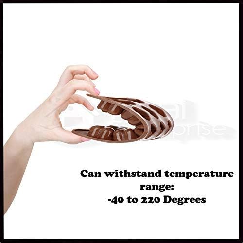 Risai 1pc Heart Silicone Mould, 15 Hearts Sweet Moulds Ideal for Baking, Cake Topper Moulding Candy Chocolates Cookie Ice Jelly and DIY Wax Melt Moulds