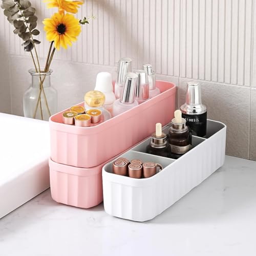 Image of Drawer Organizers for Undergarments, Socks, Bras, Ties, Scarves, Wardrobe Storage Box Kitchen Tools,out door tools(4 Pcs, Multicolor)