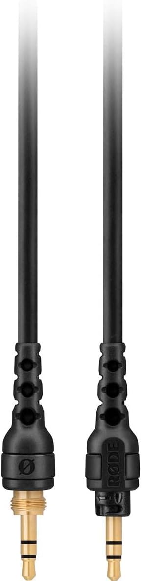 RodeNTH-Cable for NTH-100 Headphones, 1.2m / 4ft Long, 3.5mm Male to Male Audio Cable with ¼-inch Adaptor Included (Black)