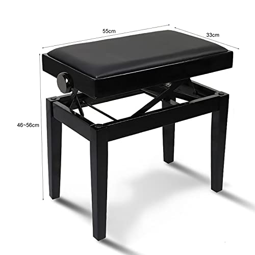 Tabouret de Piano en Simili Cuir, réglable en Hauteur, Banc de Piano de Luxe à Levage hydraulique, avec Coussin Confortable et imperméable, pour Maisons, églises, écoles, universités - Les Beatles, Paul McCartney, John Lennon, RIngo Starr, George Harrison Tabouret de Piano en Simili Cuir, réglable en Hauteur, Banc de Piano de Luxe à Levage hydraulique, avec Coussin Confortable et imperméable, pour Maisons, églises, écoles, universités – Image 3